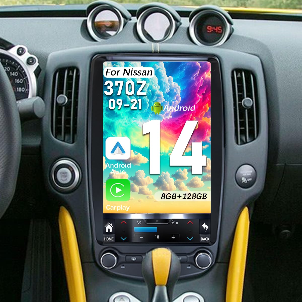 Amazon.com: 8GB+128GB,Upgrade Car Radio for Nissan 370Z 2009-2021